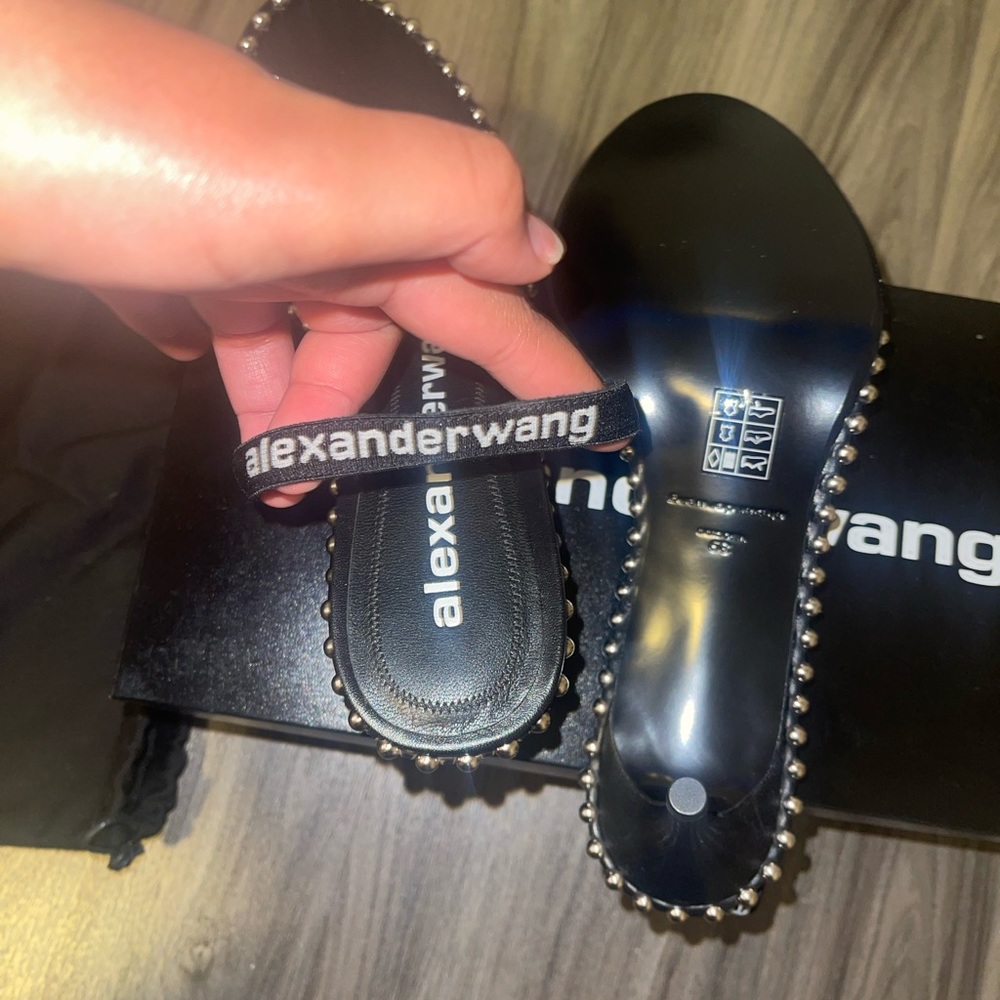 Alexander Wang Black Nova low Heel